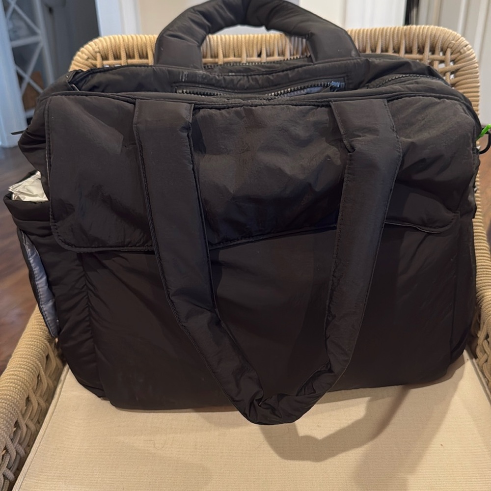 CALPAK Diaper Tote Bag with Laptop Sleeve